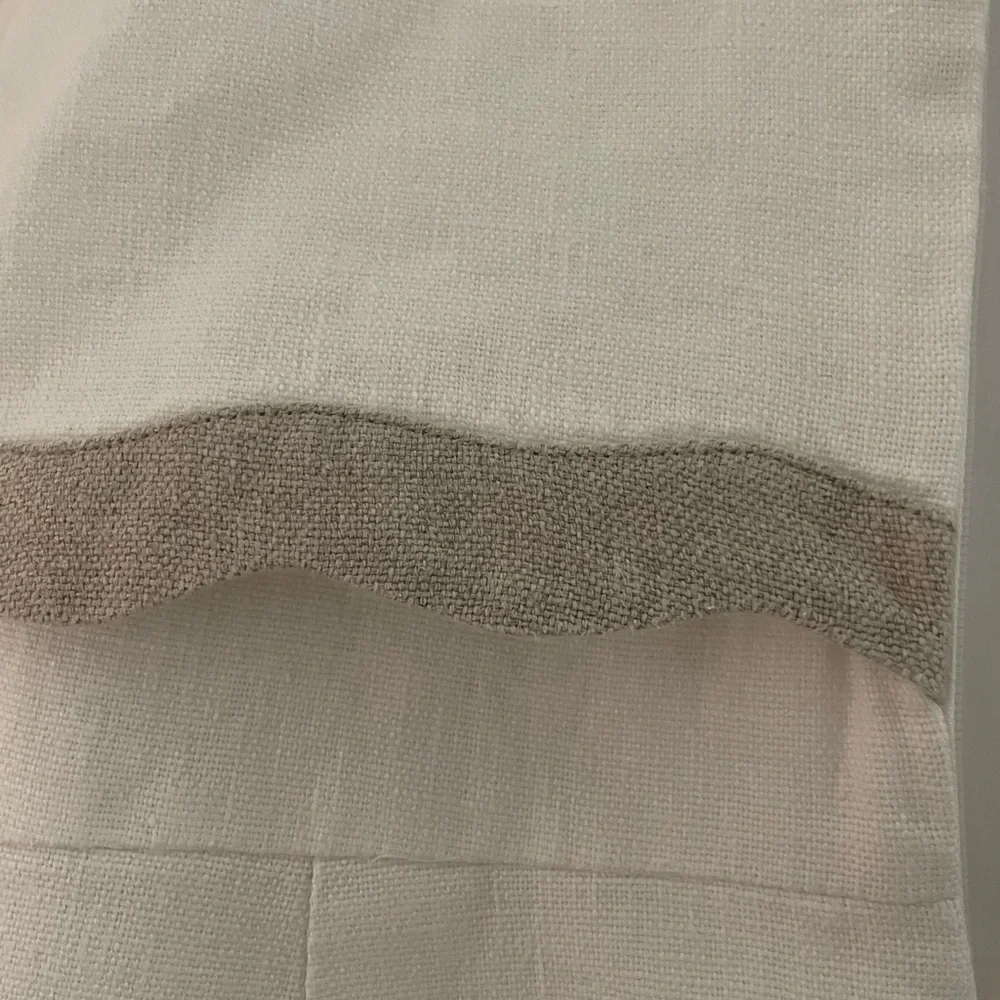 J. Crew - Linen Work Dress - Scallop Detail - Picture 3 of 5